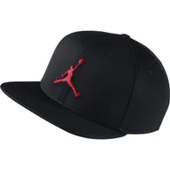 Czapki i chusty sportowe męskie - Czapka z daszkiem bejsbolowa Air Jordan Snapback for kids czarna - 9A1795-KR5-Youth - miniaturka - grafika 1