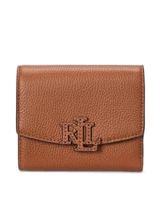 LAUREN RALPH LAUREN Mały Portfel Damski 432966782002 Brązowy - Portfele - miniaturka - grafika 1