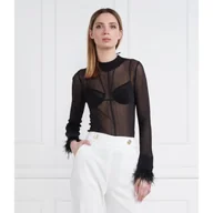 Bluzki damskie - Patrizia Pepe Bluzka MAGLIA/KNIT | Slim Fit - miniaturka - grafika 1