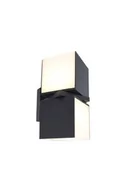 Lampy ogrodowe - Lutec Cuba 5193808118 kinkiet lampa ścienna ogrodowa IP54 1x23W Led ciemny szary - miniaturka - grafika 1