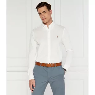 POLO RALPH LAUREN Koszula KNIT OXFORD | Regular Fit - Koszule męskie - miniaturka - grafika 1