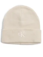 Czapki damskie - Calvin Klein Jeans Czapka damska Kobiety beżowy jednolity, ONE SIZE - miniaturka - grafika 1