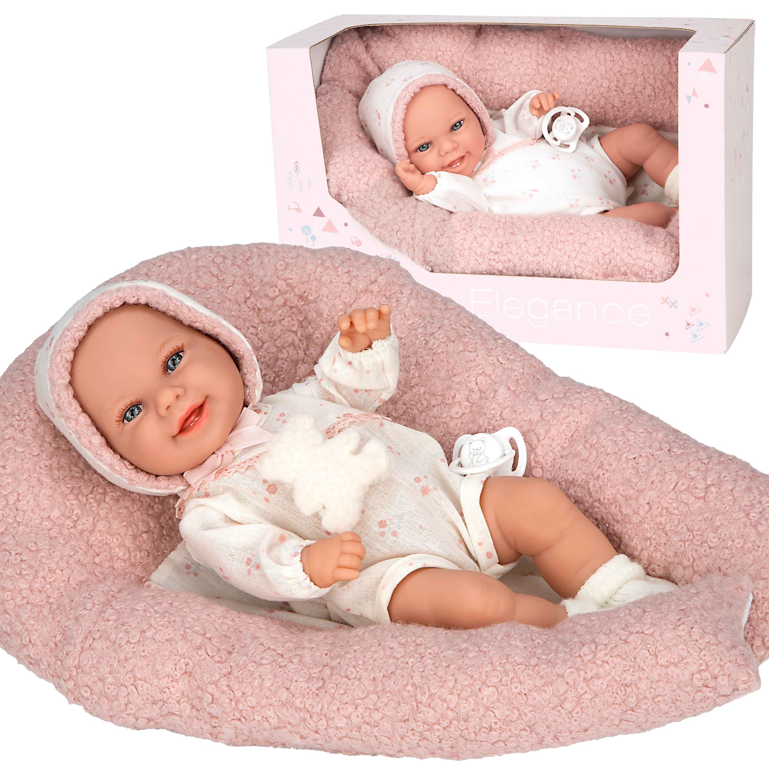 Hiszpańska Lalka Bobas 35CM Munecas Arias 60870