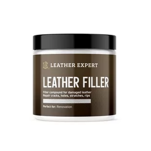 LEATHER FILLER – SZPACHLA DO SKÓRY W KOLORZE BIAŁYM 250 ML LEATHER EXPERT LE-10-FW250 - Środki do obuwia i ubrań - miniaturka - grafika 1