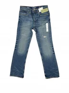 Spodnie męskie - Spodnie jeansy męskie granatowe Goodiellow 33x30 - miniaturka - grafika 1