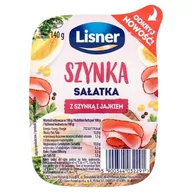 Konserwy i dania rybne - Lisner Sałatka z szynką i jajkiem 140 g - miniaturka - grafika 1