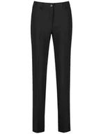 Spodnie damskie - GERRY WEBER Proste spodnie w kant Czarny 36/S - miniaturka - grafika 1