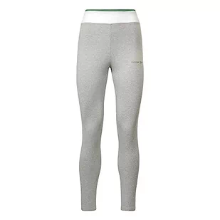 Reebok Damskie nowoczesne bawełniane legginsy safari, Fioletowa Oasis, XS - Legginsy - miniaturka - grafika 1