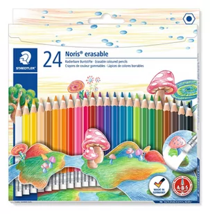 Staedtler Kredki z gumką 24 kolory Noris Club - Kredki, ołówki, pastele i pisaki - miniaturka - grafika 2