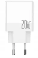 Ładowarki do telefonów - JELLICO ładowarka sieciowa EU57 PD 20W 1xUSB-C + 1xUSB QC3.0 Biały - miniaturka - grafika 1