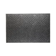 Wycieraczki - Wycieraczka materiałowa 60 x 90 cm szaro-brązowy - miniaturka - grafika 1