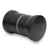 Uszczelki - Uchwyt czarny metalowy 1 szt okrągły - miniaturka - grafika 1