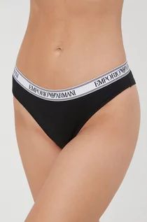 Majtki damskie - Emporio Armani Underwear Underwear brazyliany (2-pack) kolor czarny - grafika 1