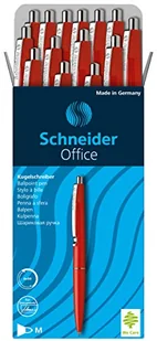 Schneider biurowy długopis M końcówka czerwony opakowanie 20 szt. - Długopisy - miniaturka - grafika 1