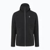 Odzież trekkingowa damska - Kurtka softshell męska Black Diamond Element Hoody czarna AP7440240002LRG1 - miniaturka - grafika 1