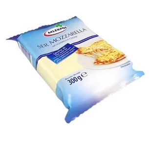Ser Mozzarella Kostka 300G Mlekpol - Szybkie dania obiadowe - miniaturka - grafika 1
