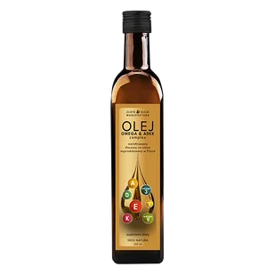 Goldfarmex Złote Oleje Olej Omega&ADEK, tłoczony na zimno, nierafinowany, 250 ml - Olej spożywczy - miniaturka - grafika 1