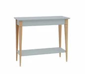 Konsole i sekretarzyki - Konsola MIMO z Półką 65x35cm - Jasnoszara - miniaturka - grafika 1