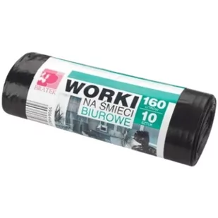 Worki Na Śmieci Biurowe 160L 10 Sztuk Ldpe - Worki na śmieci - miniaturka - grafika 1