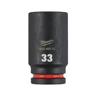 Klucze i nasadki - Milwaukee nasadka udarowa 33 mm 3/4" 6-kątna Shockwave długa metryczna 4932480392 - miniaturka - grafika 1