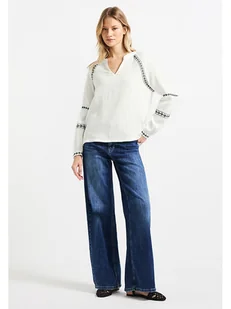 Street One Bluzka w kolorze białym - Bluzki damskie - miniaturka - grafika 1