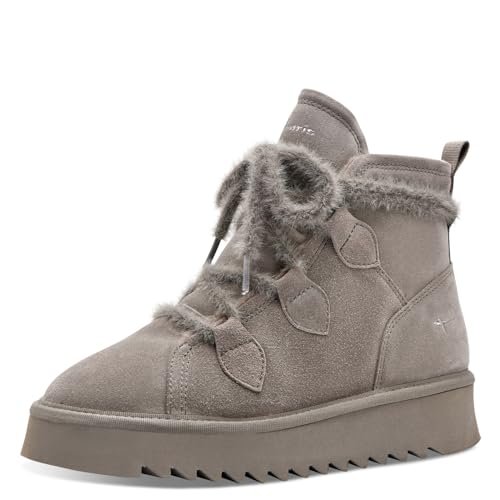 Tamaris Damskie buty WL Lace Boot 1-26924-45 śniegowce, szare, 40 EU, szary, 40 EU