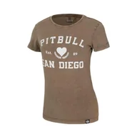 Koszulki sportowe damskie - Koszulka damska Pitbull Denim Washed Love PB - miniaturka - grafika 1