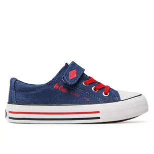 Trampki Lee Cooper Jr LCW-22-44-0801K niebieskie - Buty dla dziewczynek - miniaturka - grafika 1