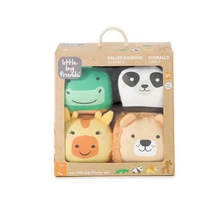 Little Big Friends 4 piłki sensoryczne DooBalls Dżungla - Zabawki sensoryczne - miniaturka - grafika 1