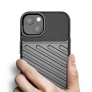 Thunder Case elastyczne pancerne etui pokrowiec iPhone 13 mini czarny - Etui i futerały do telefonów - miniaturka - grafika 3