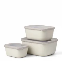 Mepal Miski prostokątne Cirqula 750+1500+3000 ml Mepal - nordic white 106271032500 - Zestawy naczyń dla dzieci - miniaturka - grafika 7