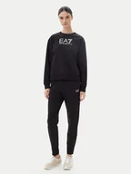 Dresy damskie - EA7 Emporio Armani Dres 7W000115 AF13135 UC001 Czarny Regular Fit - miniaturka - grafika 1