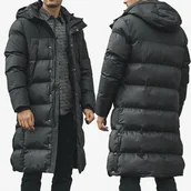 Kurtki męskie - Kurtka Męska Płaszcz Frilivin S Czarny - miniaturka - grafika 1