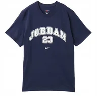 Koszulki męskie - NIKE JORDAN- T-SHIRT MĘSKI - IB7524-410 koszulka GRANATOWA bawełłniana - miniaturka - grafika 1