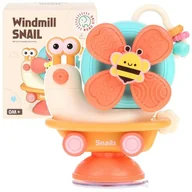 Zabawki sensoryczne - Ślimak Sensoryczny Jeżdżący 4w1 Spinner z Przyssawką dla Dzieci - miniaturka - grafika 1