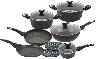 Klausberg Garnki granitowe KLAUSBERG KB-7201, zestaw, 12 elementów - Zestawy garnków i patelni - miniaturka - grafika 2