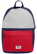 Plecaki - FILA Unisex Boma Badge Backpack S'Cool Two-Medieval Blue-Bright White-True Red-OneSize plecak, Medieval Blue-Bright White-true Red, jeden rozmiar - miniaturka - grafika 1