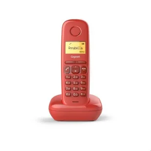 Gigaset, Telefon bezprzewodowy, A170, Straweberry - Telefony stacjonarne - miniaturka - grafika 1