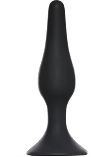 Korki analne - Boss Of Toys Slim Anal Plug XL Black 110E382 - grafika 1