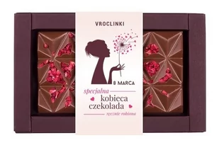 Czekolada mleczna z żurawiną Dzień Kobiet Vroclinki - Czekolada - miniaturka - grafika 1