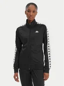 Bluzy damskie - Kappa Bluza Banda Wanniston 301PSC0 Czarny Slim Fit - miniaturka - grafika 1