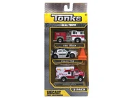 Samochody i pojazdy dla dzieci - Hasbro autka Tonka Straż Pożarna zestaw ZA3634 - miniaturka - grafika 1
