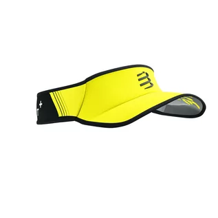 Czapki i chusty sportowe damskie - COMPRESSPORT Daszek biegowy VISOR ULTRALIGHT safe yellow/black - grafika 1