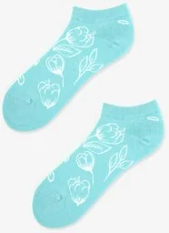 Stopki damskie bawełniane w kwiatki Footies Flora Marilyn - Skarpetki damskie - miniaturka - grafika 1