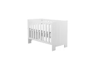 Łóżeczka i kojce - Łóżeczko białe 120x60 pinio calmo - miniaturka - grafika 1