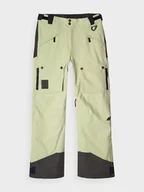 Spodnie narciarskie - Damskie spodnie snowboardowe 4F 4FWAW24TFTRF701 - zielone - miniaturka - grafika 1
