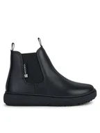 Buty dla chłopców - Geox Kozaki J Theleven Boy J36LDB 00043 C9999 S Czarny - miniaturka - grafika 1