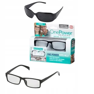 Okulary do czytania z płynną regulacją ostrości + okulary ajurwedyjskie ajurweda - Okulary korekcyjne, oprawki, szkła - miniaturka - grafika 1