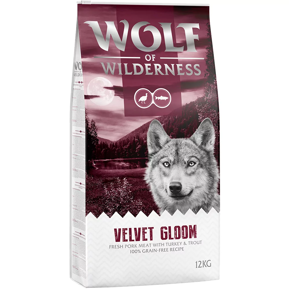 Wolf of Wilderness "Velvet Gloom", indyk i pstrąg - 12 kg