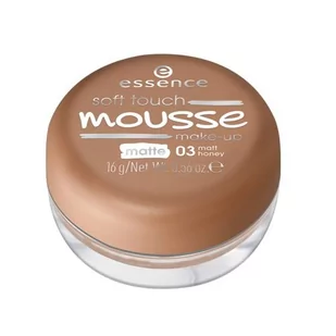 Essence Soft Touche Mousse, podkład matujący w musie 03 Matt Honey, 16 g - Podkłady do twarzy - miniaturka - grafika 1
